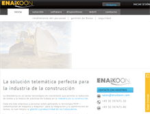 Tablet Screenshot of control-maquinaria.com
